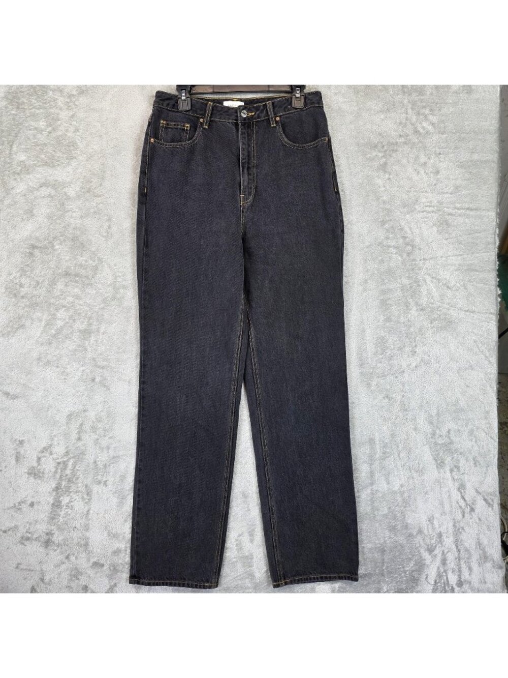 PacSun 90s Boyfriend Jeans Womens 30 Black Dark Wash High Rise Relaxed Denim